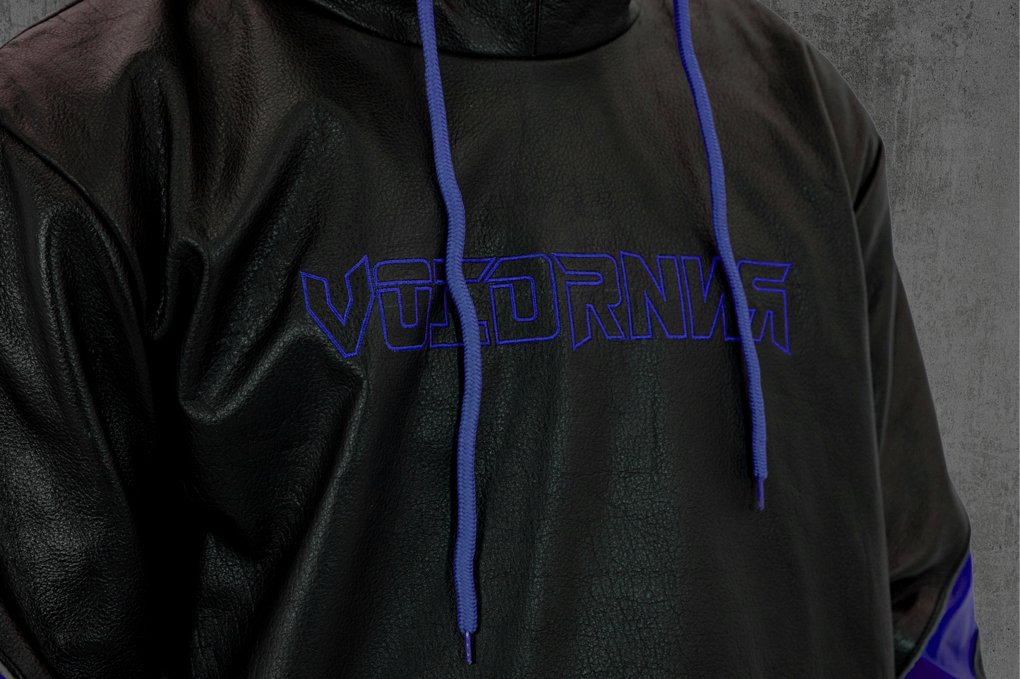 Sumatra | Leather Riding Hoodie | VOIDRNNR Series.