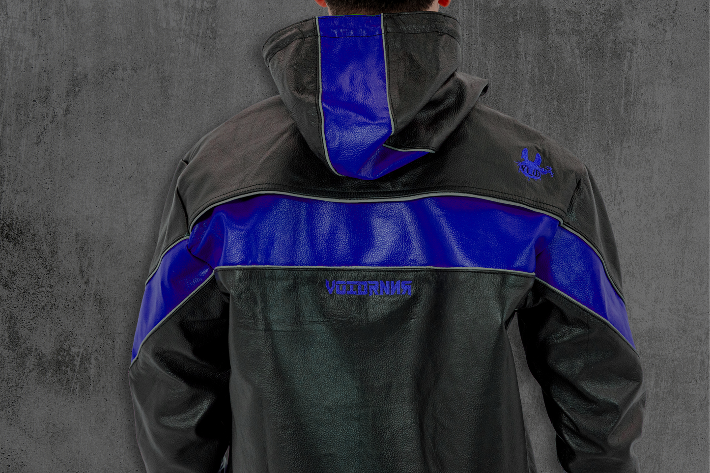 Sumatra | Leather Riding Hoodie | VOIDRNNR Series.