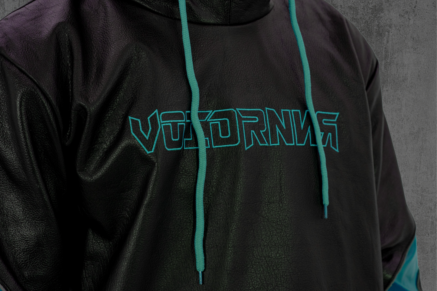 Sumatra | Leather Riding Hoodie | VOIDRNNR Series.