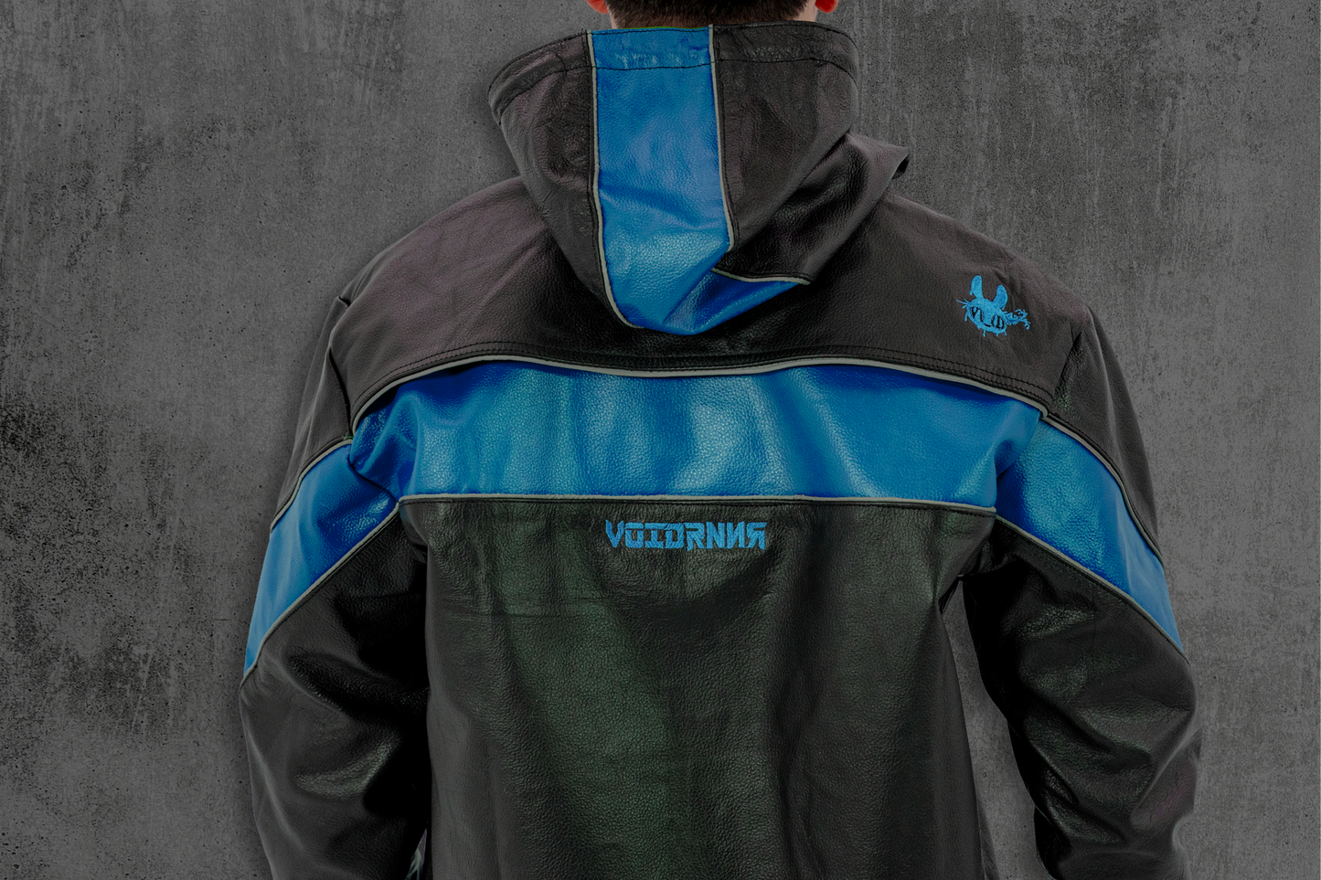 Sumatra | Leather Riding Hoodie | VOIDRNNR Series.