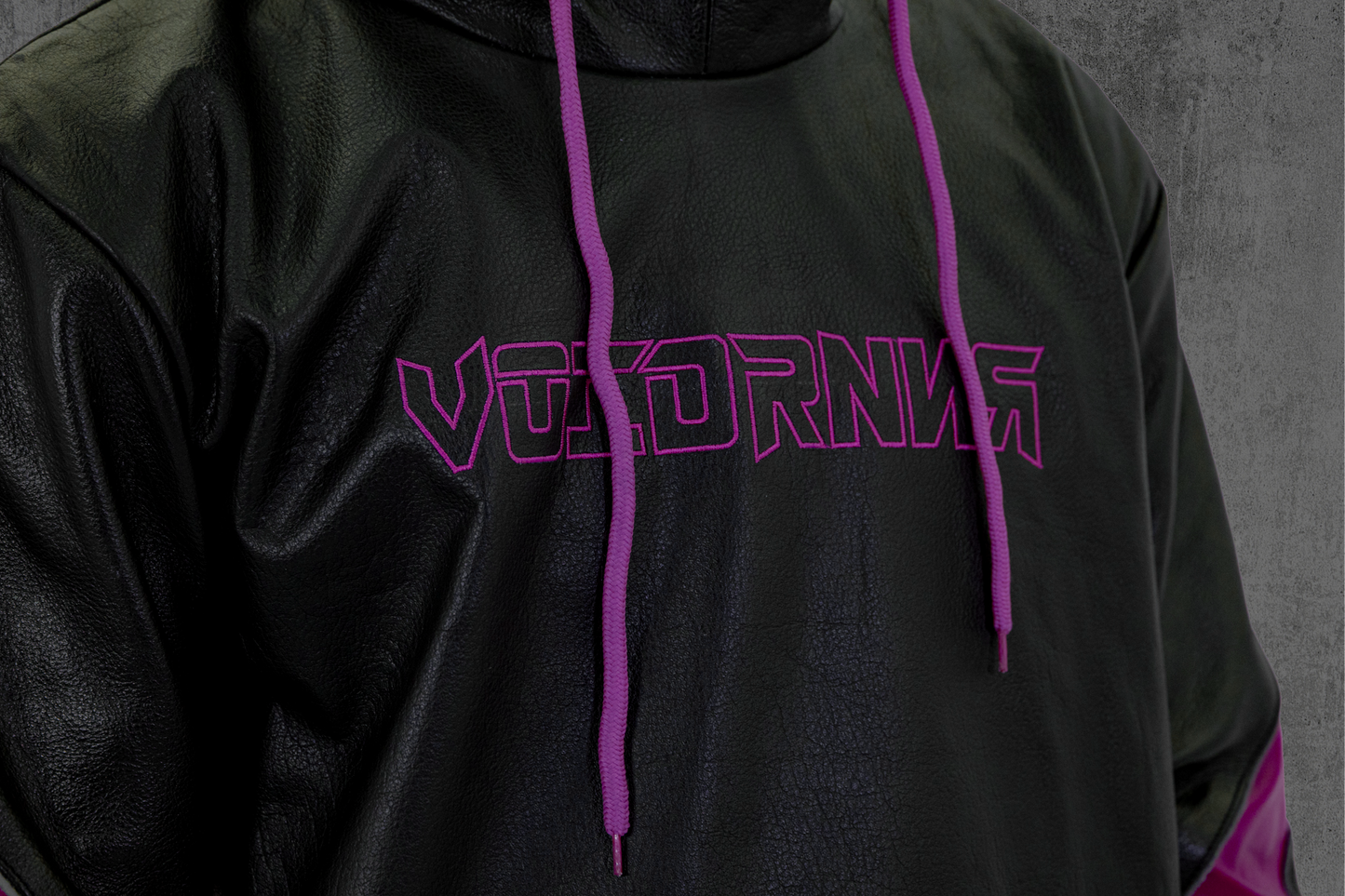Sumatra | Leather Riding Hoodie | VOIDRNNR Series.