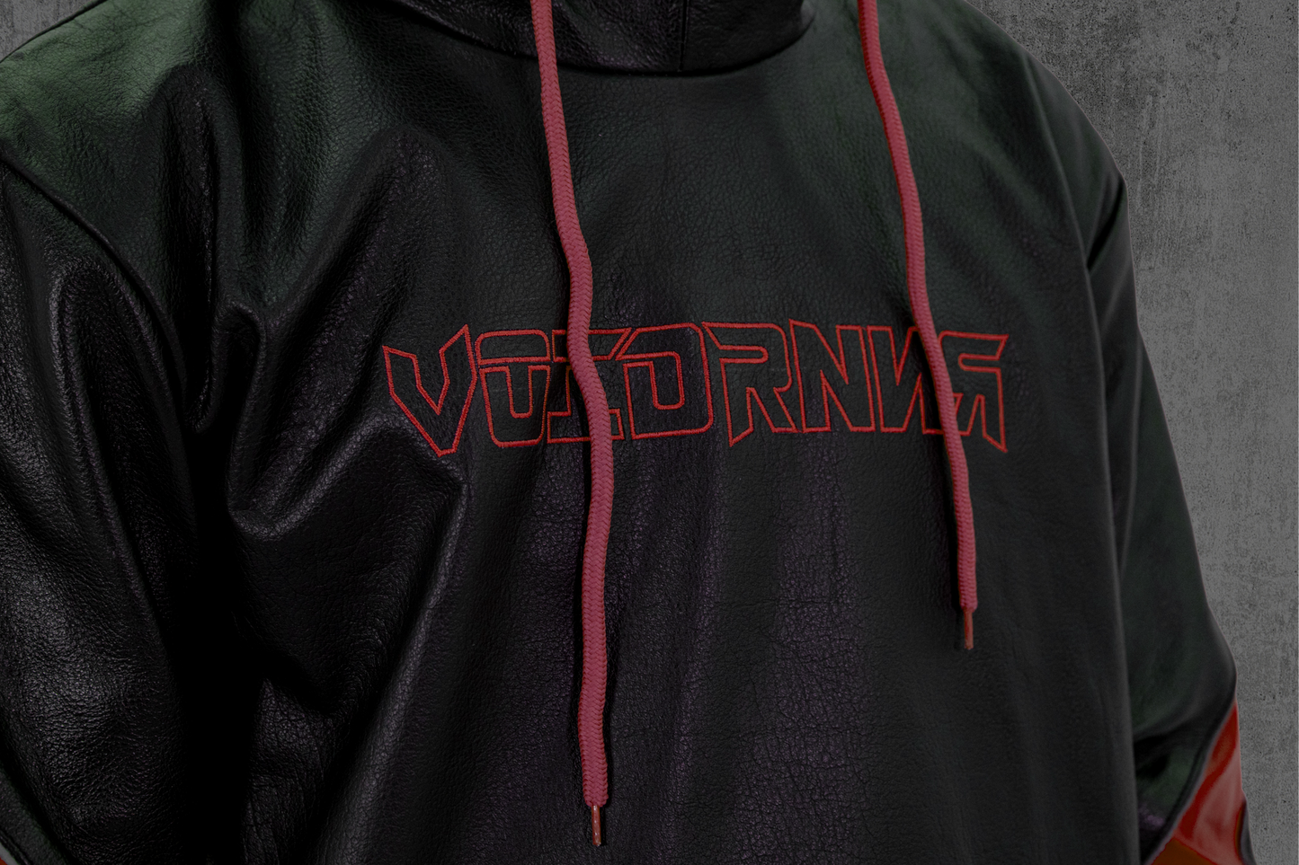 Sumatra | Leather Riding Hoodie | VOIDRNNR Series.