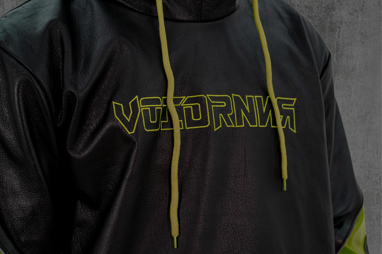 Sumatra | Leather Riding Hoodie | VOIDRNNR Series.