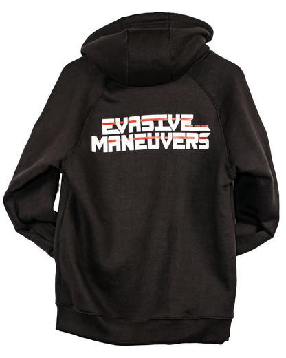 Evasive Maneuvers Raglan Zip-Up Hoodie